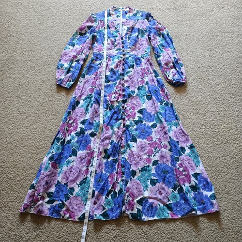 Zimmermann Poppy Plunge Midi Dress - Size 2 / AU 12 / US 8 - Picture 13 of 14