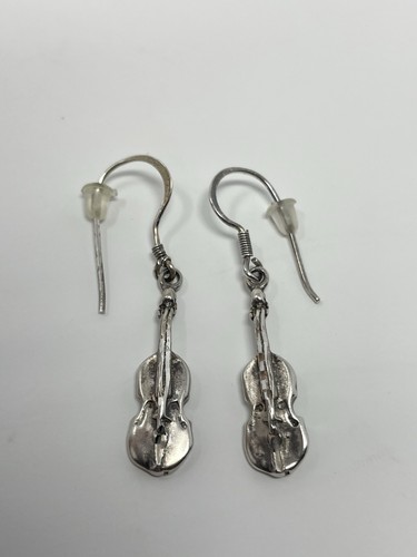 Set Of Music Instrument Earrings & Pendant - 14k 2.6 g, Sterling 3.2 g, GF 0.8 g - Picture 11 of 16