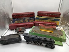1955 American Flyer S Gauge 955 Passenger Cars Guilford Station 283 Engine LOT