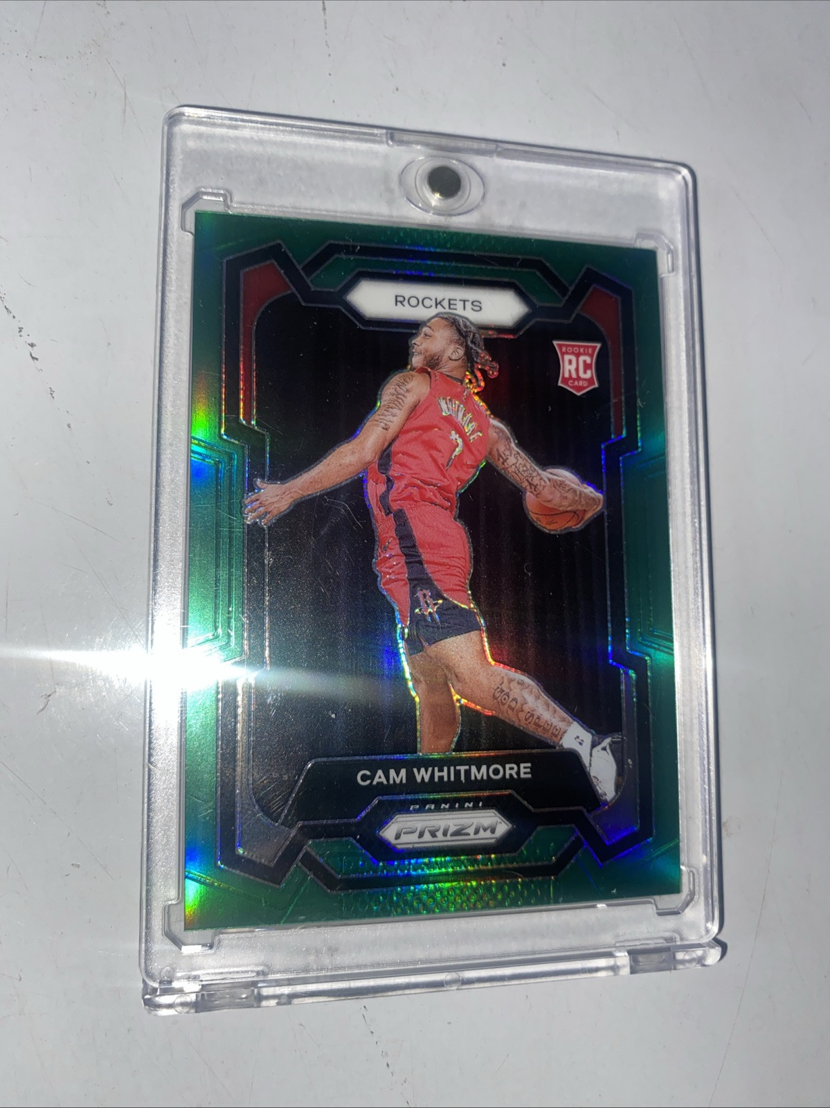 🔥2023 Prizm CAM WHITMORE RC Green Prizm #129🔥