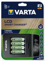 Varta Lcd Smart Charger+ Batterie LadegeräT Inkl. 4X Aa Akkus 2100Mah