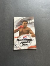 knockout kings 2002 ps2 Manual only