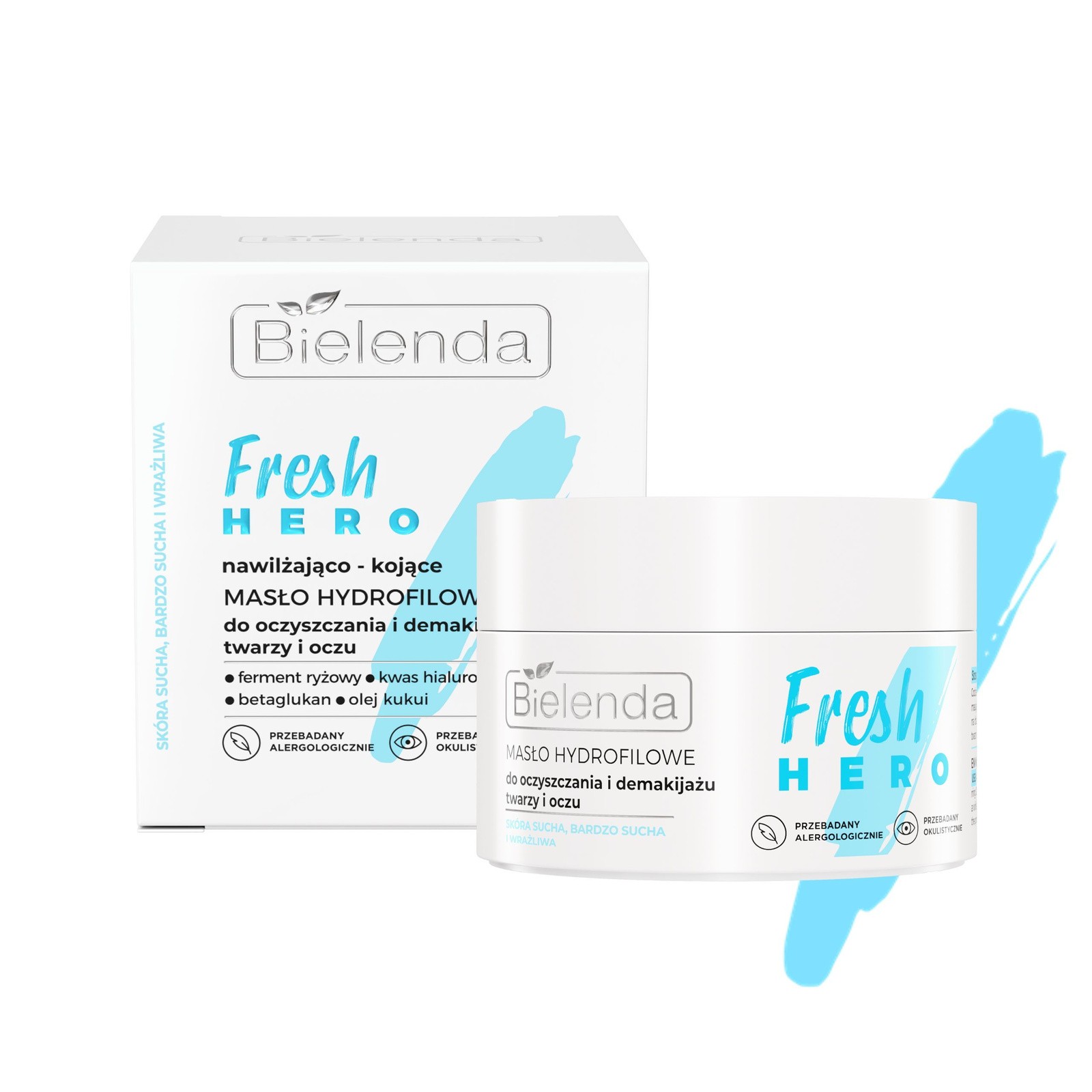 Bielenda Fresh Hero Moisturizing Soothing Hydrophilic Butter Cleansing 40g