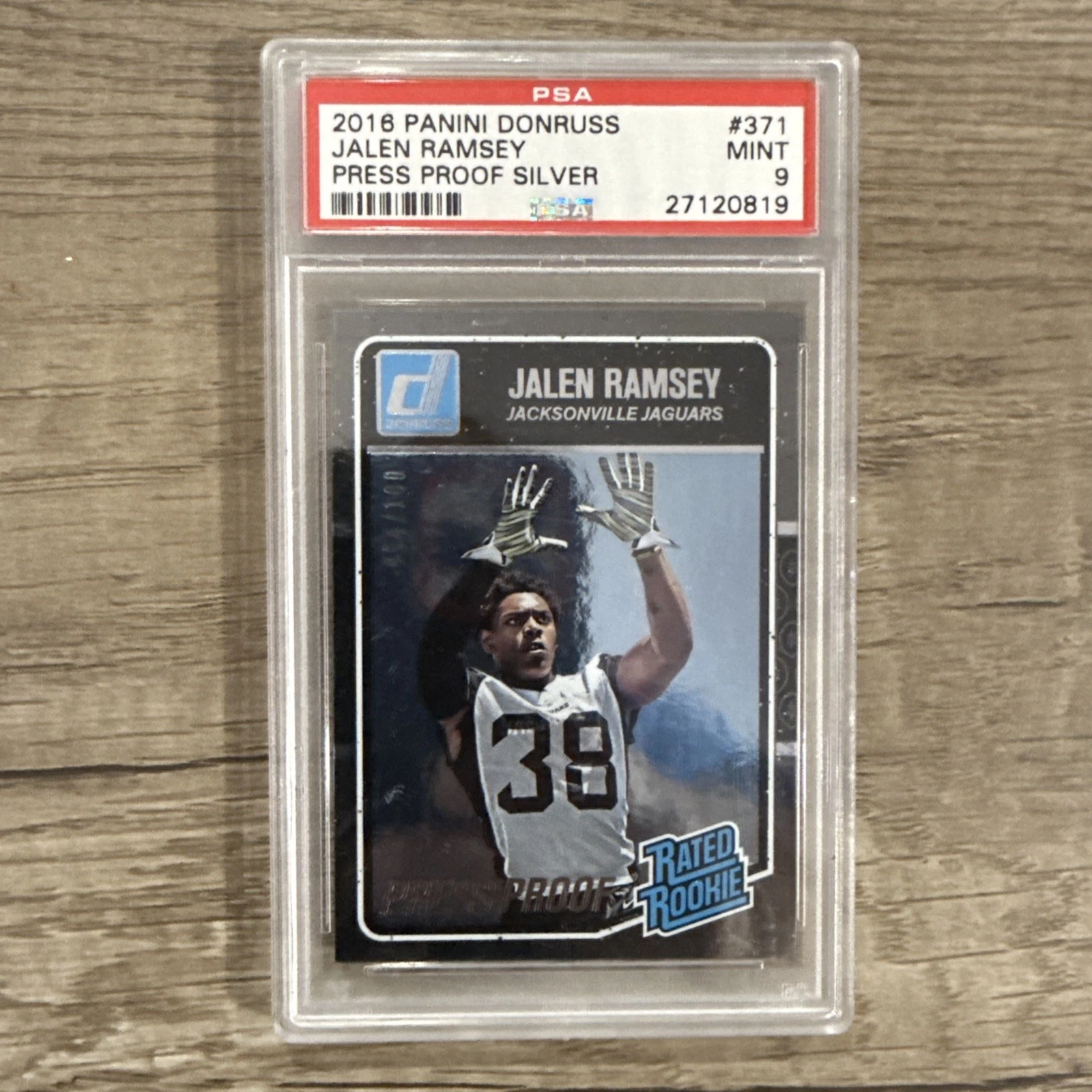 Jalen Ramsey Panini Donruss #371 Press Proof Silver