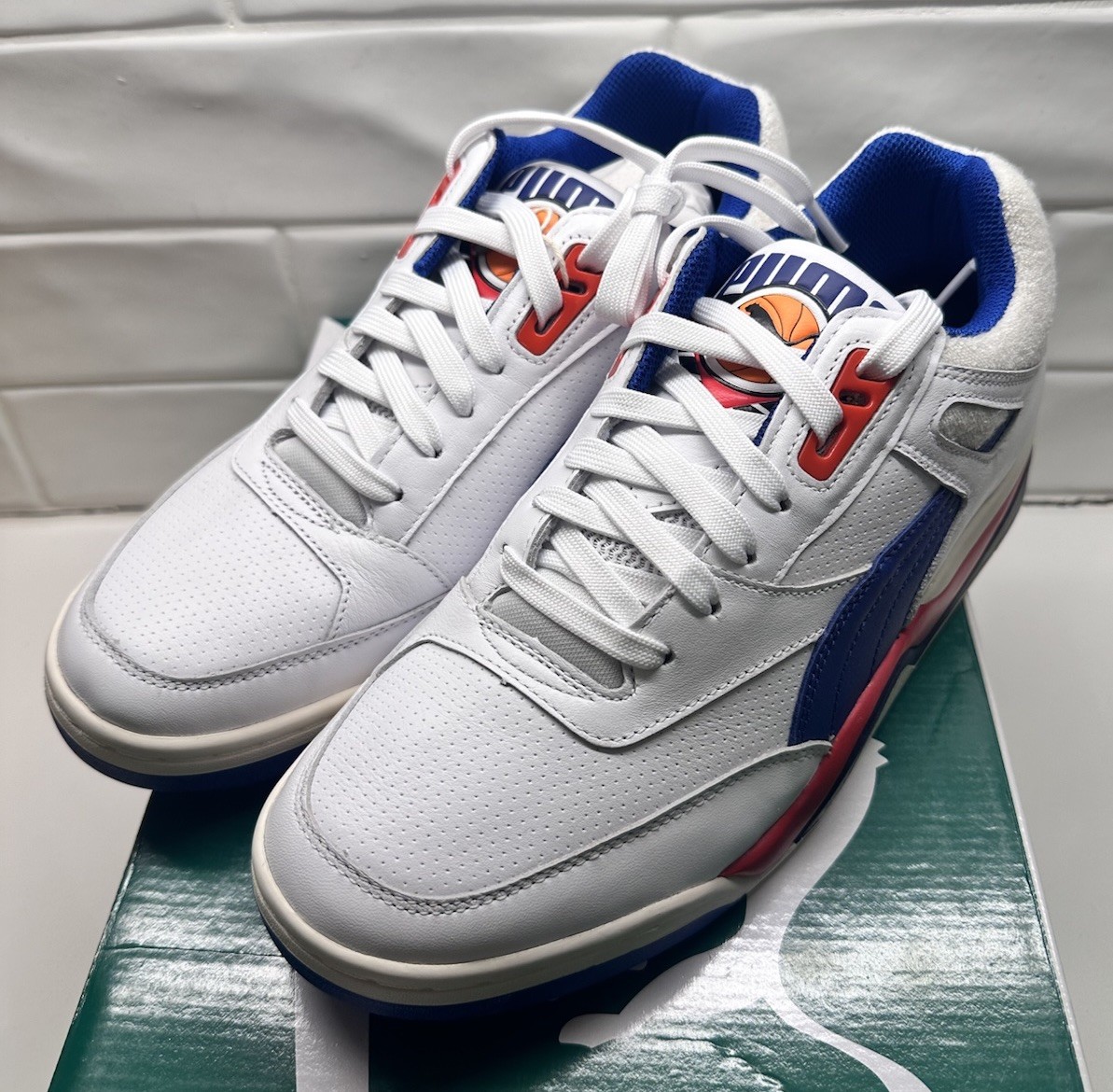 NEW Puma Palace Guard OG Detroit Pistons Mens Red/White/Blue