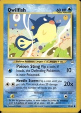 Qwilfish 49/64 Common WOTC Neo Revelation Pokemon