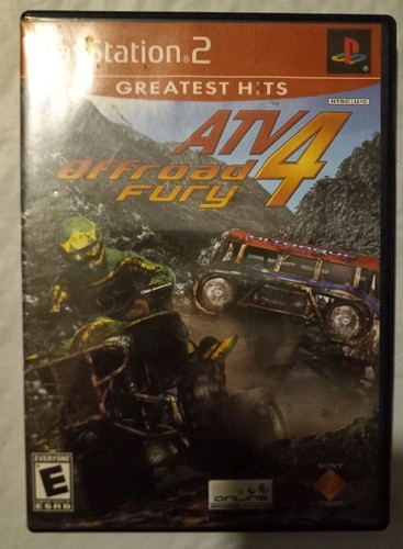 🎮 ATV Offroad Fury 4 PS2 Case And Manual Bad Disc PlayStation 2 Greatest Hits