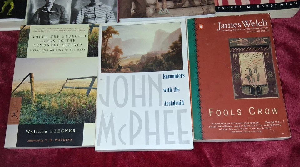 History Book LOT American West Montana Native American History Wallace Stegner - Image 4 of 4