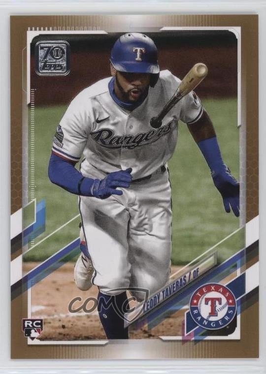 2021 Topps Gold 1439/2021 Leody Taveras #264 Rookie RC 03w4