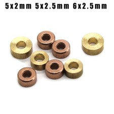 Messingbuchse 5x2 mm 5x2,5 mm 6x2,5 mm Messing DIY Spielzeug Getriebelager