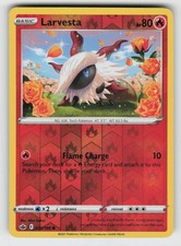 Reverse Holo Larvesta 023/198 Common Chilling Reign Near Mint
