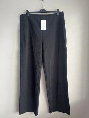 V by Very Confident Curve Straight Leg Trouser - Black, Size UK 24 BNWT
