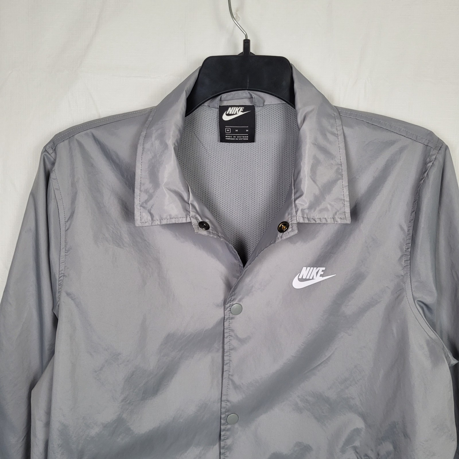 Nike Just Do It Button Up Lightweight Coaches Jac… - image 3