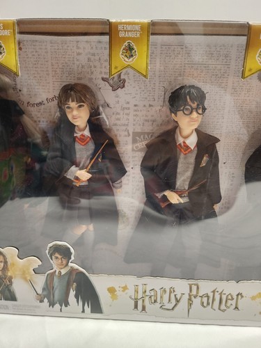 Wizarding World bambola 11 pollici confezione da 5 nuovissima Harry Potter Ron Hermione pennino - Foto 3 di 14