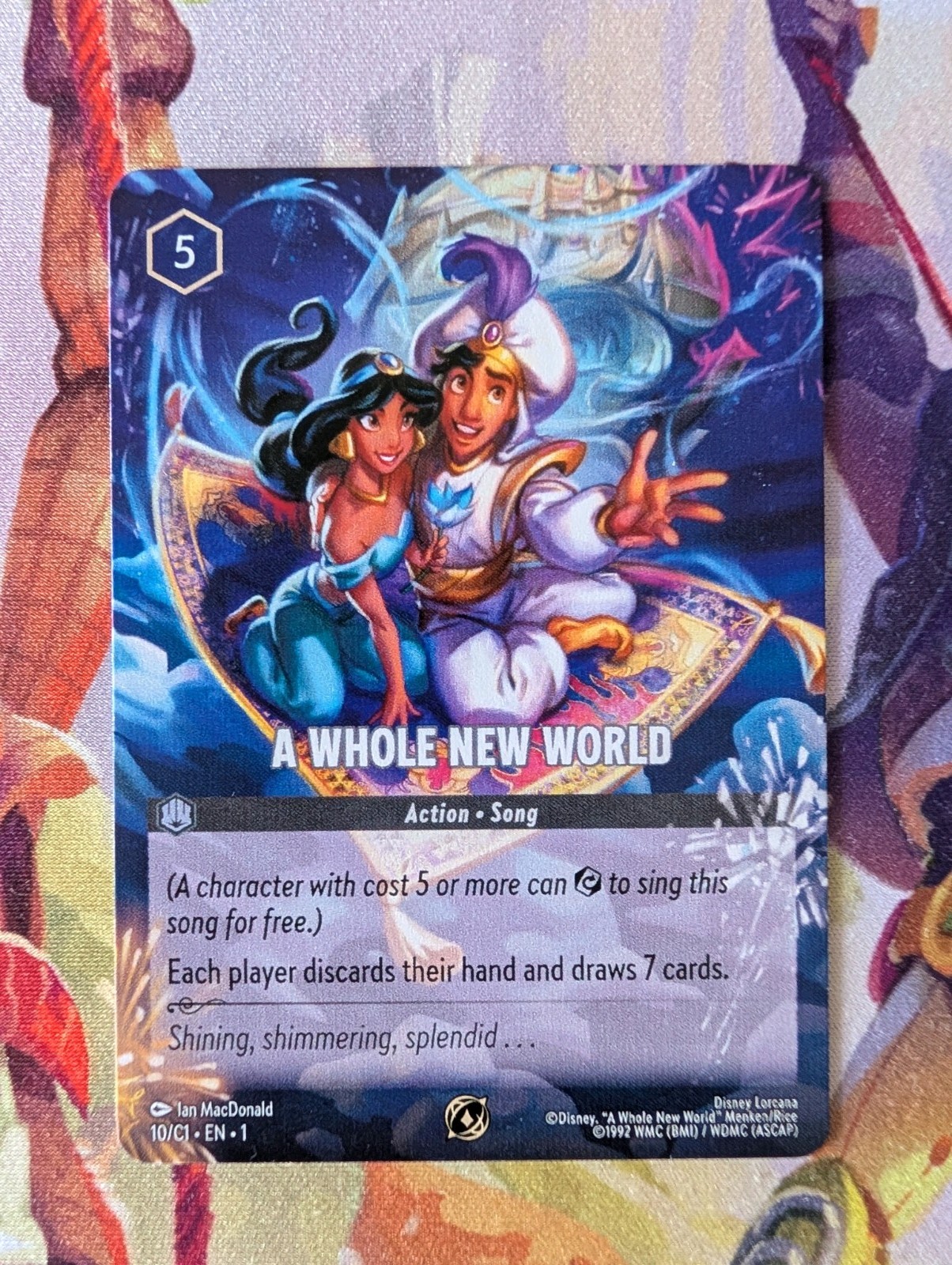 A Whole New World 10/C1 Non Foil Challenge Promo Disney Lorcana