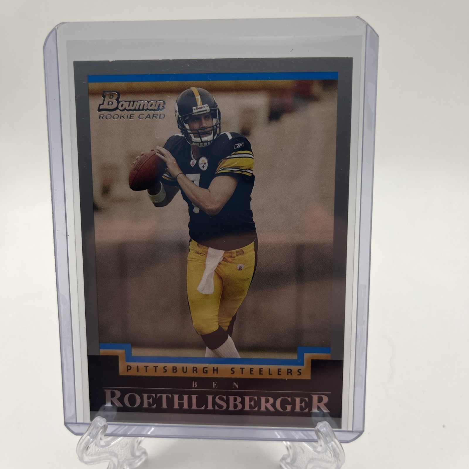 Bowman 2004 Ben Roethlisberger Pittsburgh Steelers #114 Rookie NFL Card