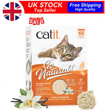 ✅Natural Vanilla Scented Pea Husk Clumping Cat Litter Plant-Based 5.6kg UK✅ 2.85 per kilo
