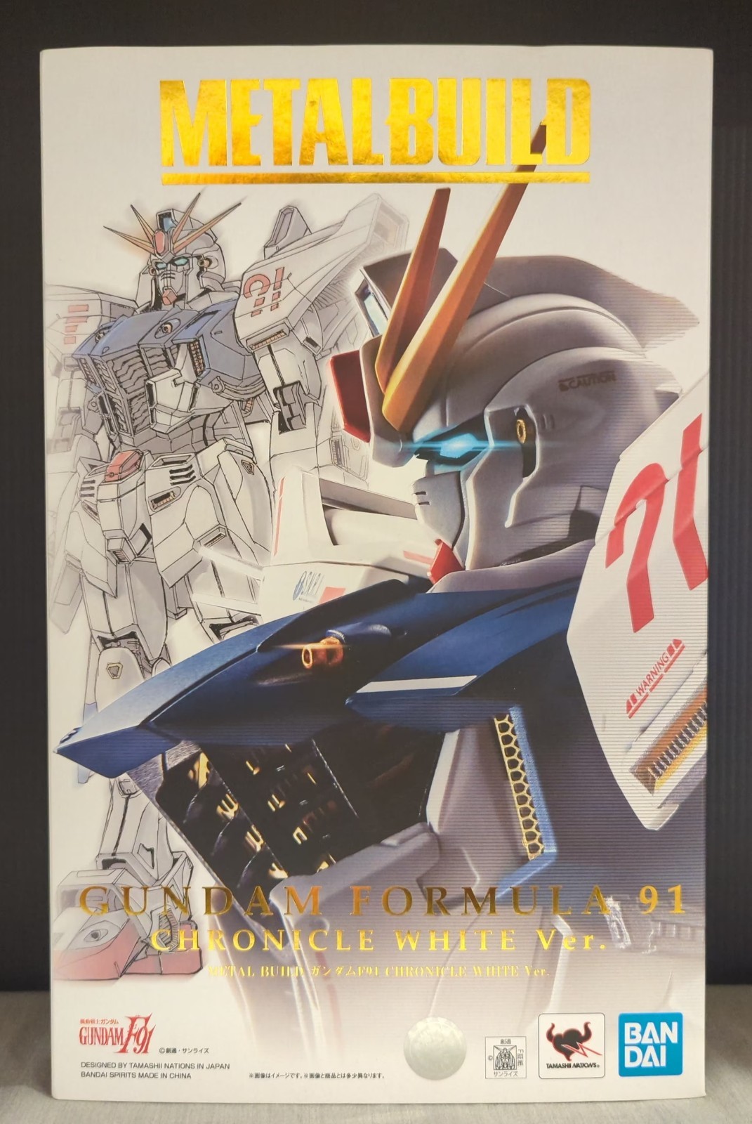 Bandai METAL BUILD Gundam F91 CHRONICLE WHITE Ver. Figure Japan NEW
