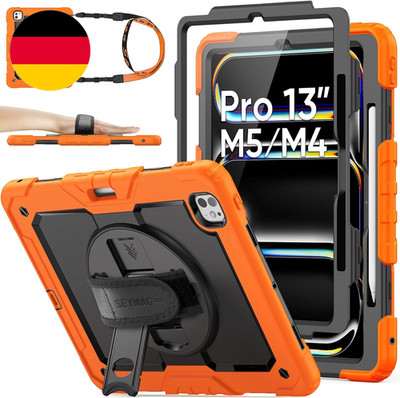 SEYMAC Stock Hülle Für Ipad Pro 13 Zoll M5-M4 (2025-2024), Stoßfeste Schutzhülle