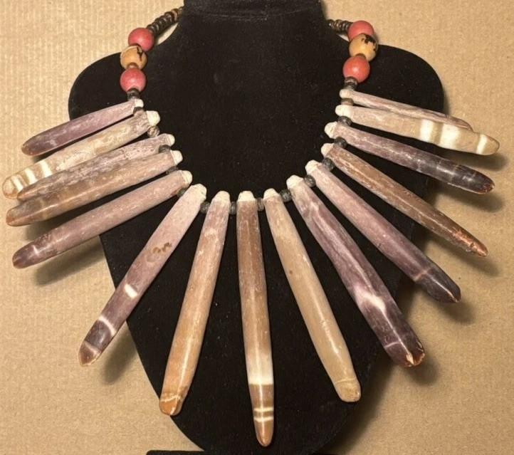 Vintage Agate Statement  Necklace - image 1