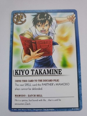 Kiyo Takamine  P-001 - Zatch Bell Card Game 2005
