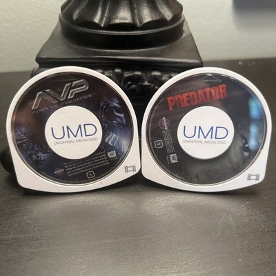 Predator & Alien Vs. Lot Of 2 Sony PSP UMD Movie Discs Only Tested Horror Sci-fi