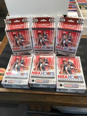 2025-26 Topps NBA Hoops Basketball Hanger Box Lot Of 6 Sealed Free Shipping