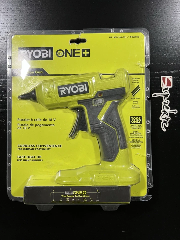 Pistola de cola sem fio Ryobi ONE+ 18V somente ferramenta PCL921B - Imagem 4 de 4