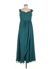 Azazie Women Green Cocktail Dress 8