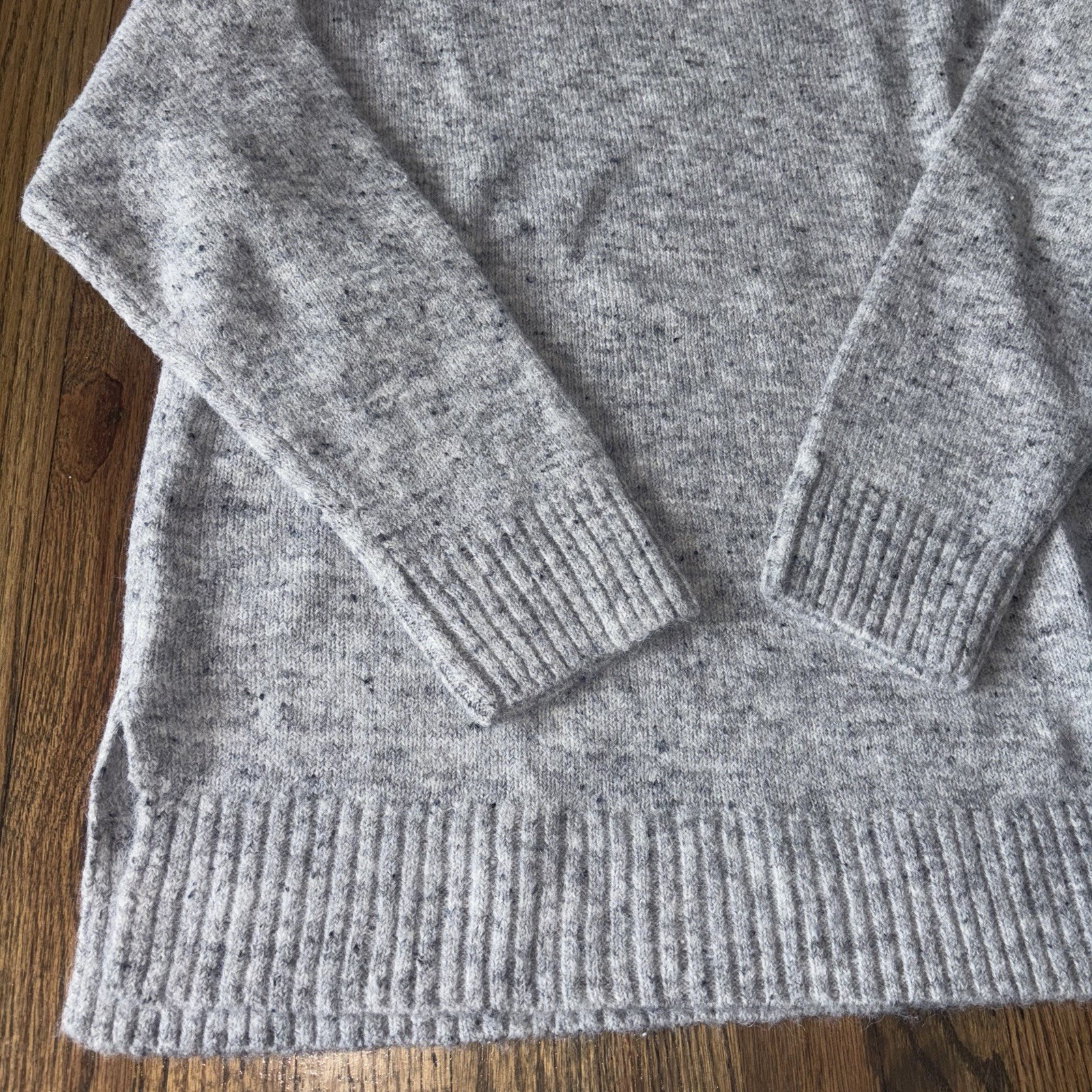 Well Worn Emma - Mock Neck Nep Sweater Size L