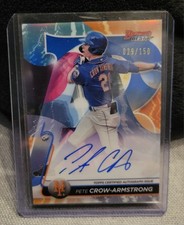 2020 Bowman's Best Blue Best of 2020 Autographs Pete Crow-Armstrong B20-PC #/150