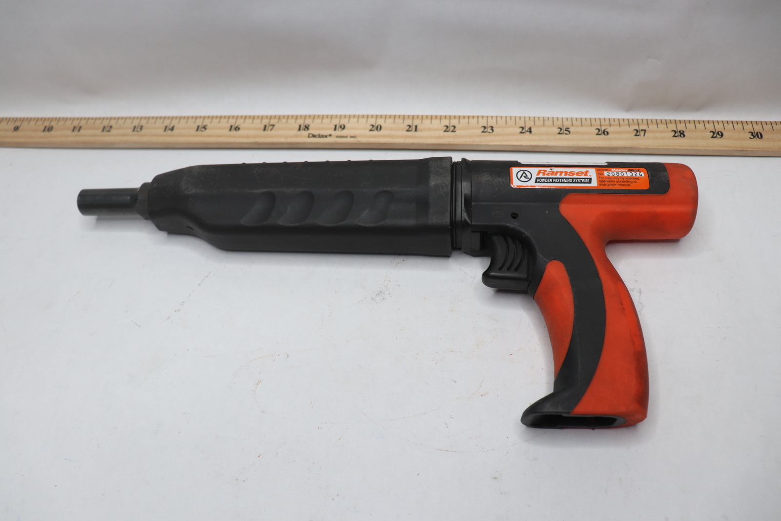 Ramset MasterShot .22 Cal Single Shot Powder Actuated Tool Dirty and
