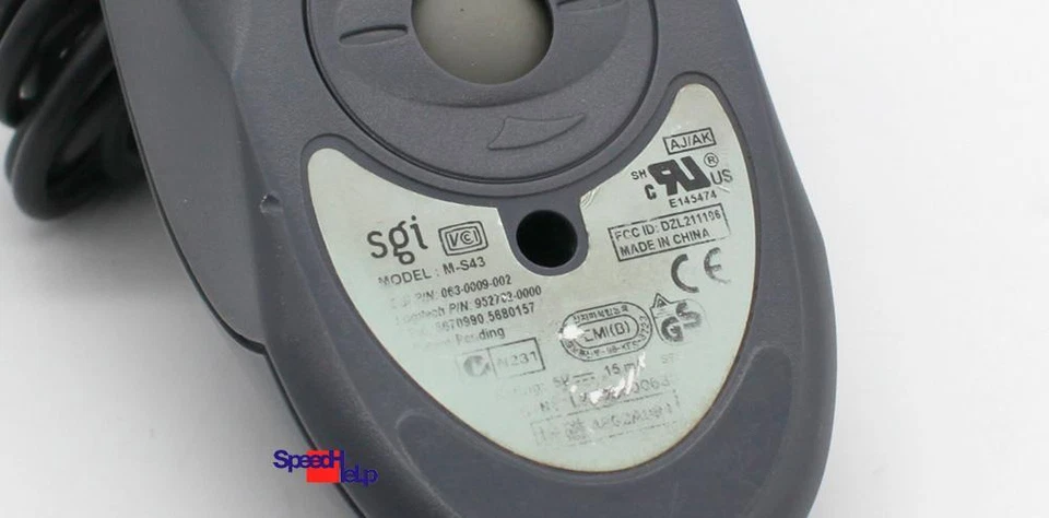 Sgi Silicon Graphics Mouse M-S43 P/N: 063-0009-002 PS/2 Port Good Condition - Image 4 of 4