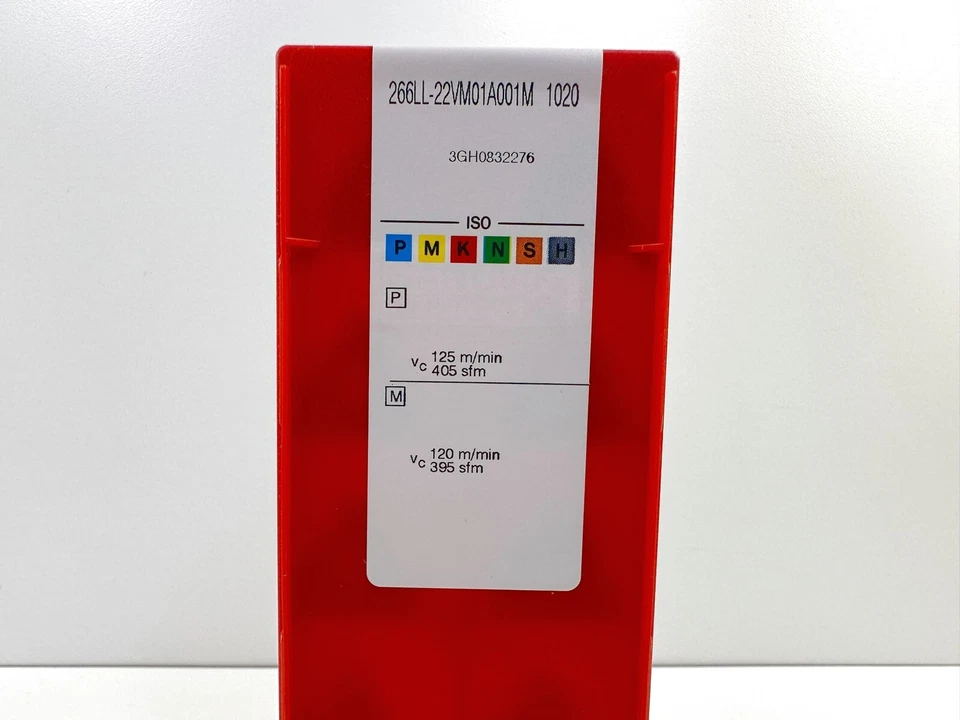 Insertos de carburo nuevos SANDVIK 266LL-22VM01A001M grado 1020 10 un. Foto 2 de 2