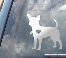 Chihuahua Dog Breed Lover - Chrome 5" Vinyl Decal for Car, Macbook, ect.