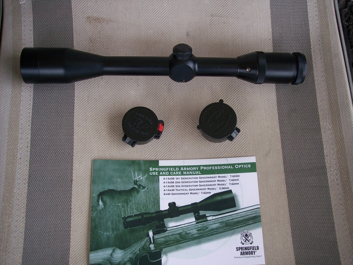 Springfield Armory 4-14x40mm Tactical Scope 223 Rangefinder 1st