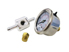 FUEL PRESSURE GAUGE & ADAPTOR FOR INJECTION TURBO SYSTEMS FITS IMPREZA COSWORTH