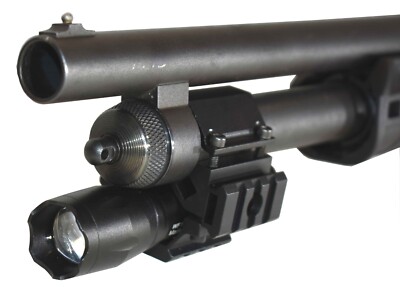 1200 Lumen LED Flashlight w/ Picatinny Weaver Mount Compatible with Mossberg 500