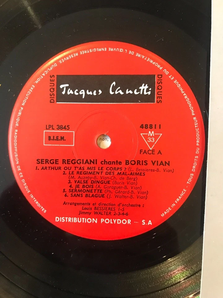 SERGE REGGIANI CHANTE BORIS VIAN - Photo 4/4