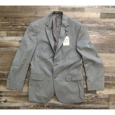Jos. A. Bank 40 Regular Gray 2-Button Suit Jacket Coat Blazer Wool New w Tags