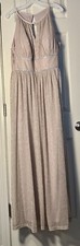 Oleg Cassini Blush With Rhinestone Embellishments Dress - Sz 22W