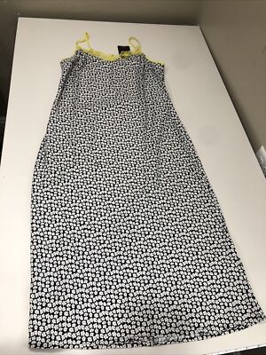 Levi's MYAH LACE SLIP DRESS Black & Yellow Size L