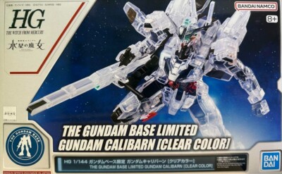 ロボット HG 1/144 GUNDAM CALIBARN (CLEAR COLOR) New HG 1/144 Gundam Calibarn Clear Color Gundam Base Limited Model