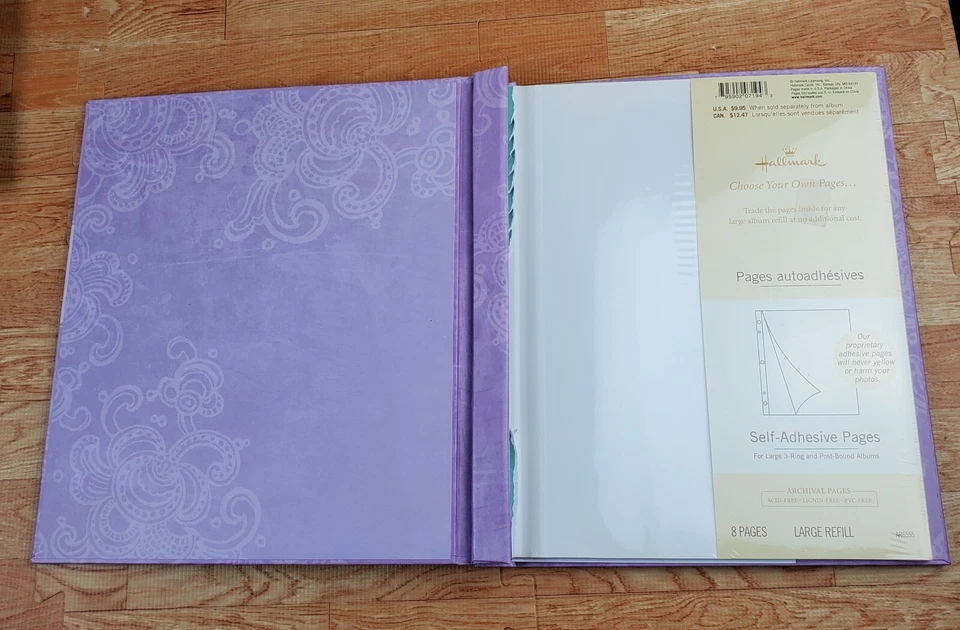 Disney Динь-Динь Волшебные Моменты Фиолетовый Альбом для Скрапбукинга Большой Лист Заправка Новый - Изображение 3 из 4