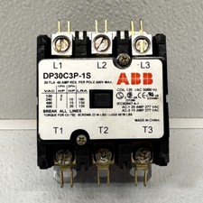 ABB DP30C3P-1S Definite Purpose Contactor 30 AMP 120 VAC *NOS*