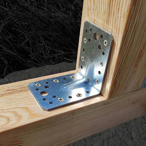Angle Bracket L Corner Brace Shelf Timber Joint Support Connector Zinc Plated AU - Picture 6 of 21
