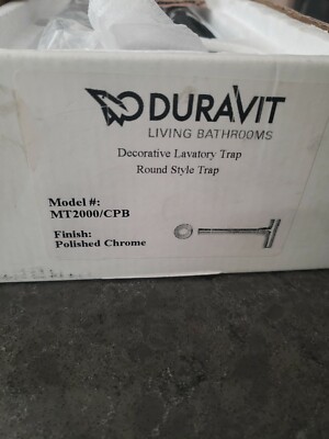 duravit  MT2000/CPB Decorative Lavatory Trap, in Polished Chrome