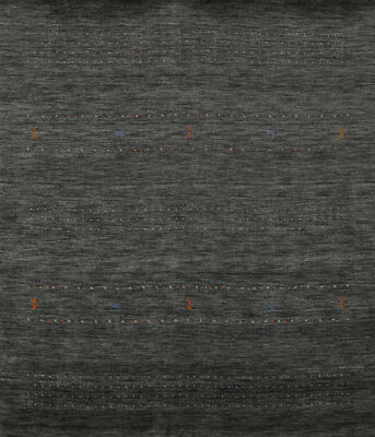 High-quality Hand-woven Wool Rug Durable Gabbeh Rug 7x7 ft Square Carpet