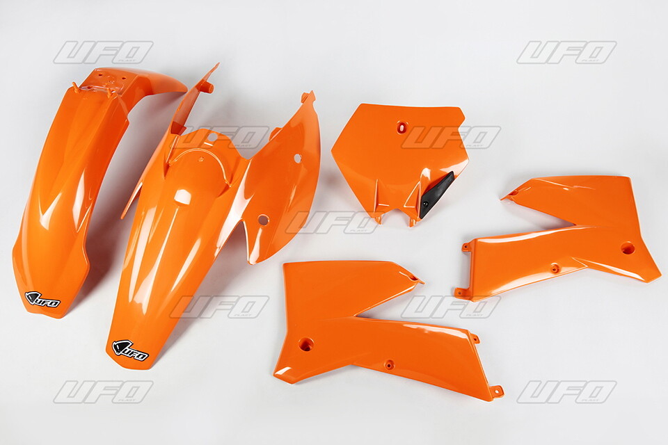 Jeu de plastiques KTM SX EXC orange kit carrosserie moto cross 2005 2006 2007