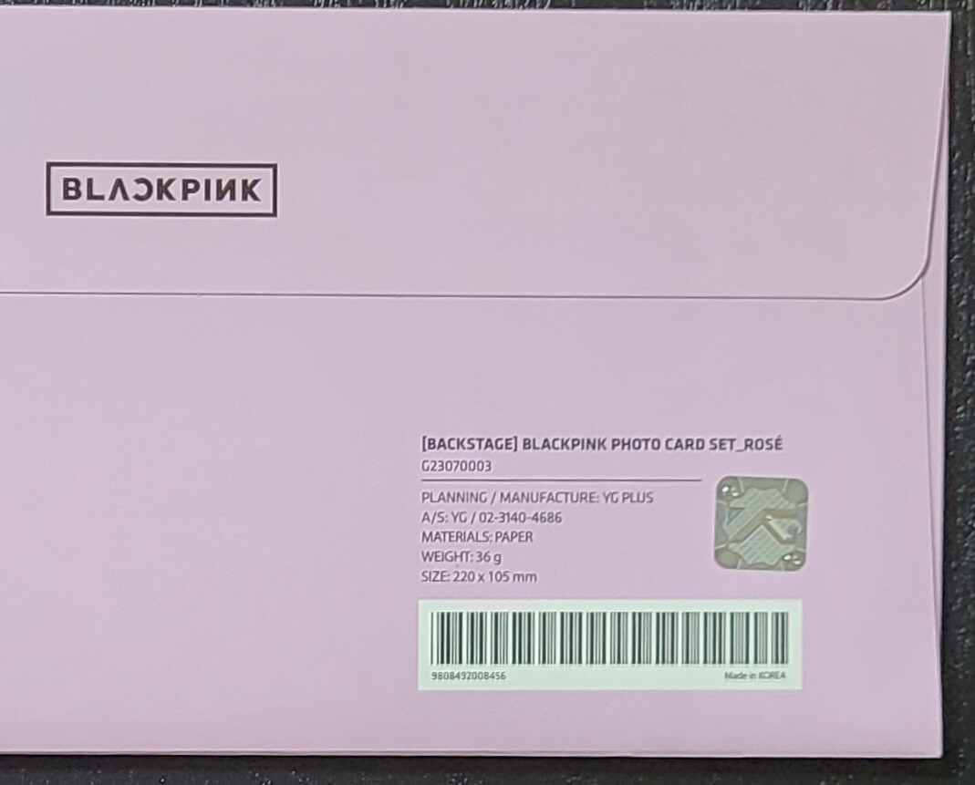 BLACKPINK WORLD TOUR BORN PINK FINALE IN SEOUL OFFICIAL MD PHOTO